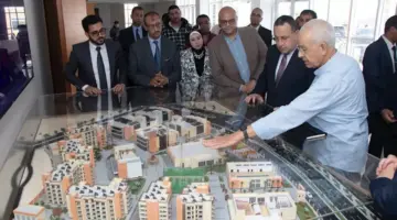 وزير التعليم العالي يتفقد المقر الجديد لجامعة سنجور بمدينة برج العرب